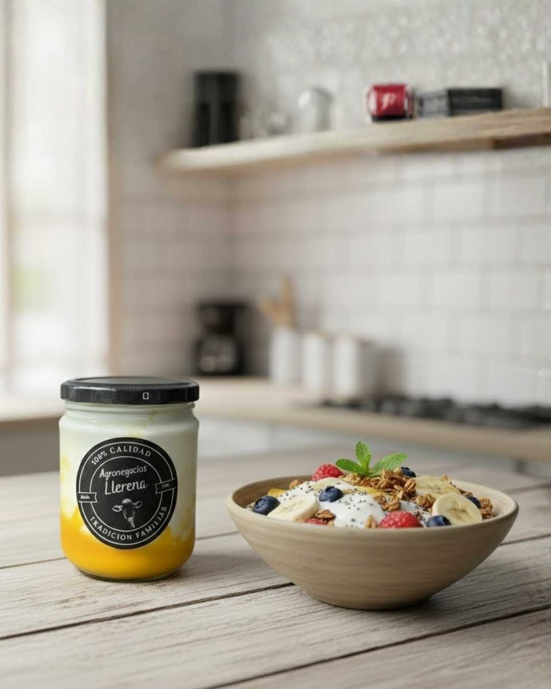 Yogurt griego sabor mango